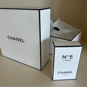 NWT CHANEL N°5 L'Eau Fragrance 3.4 fl oz / 100ml with Gift Box